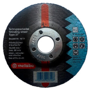 INOX lihvketas 115x6x22,2 mm A 36-O-BF, Metabo