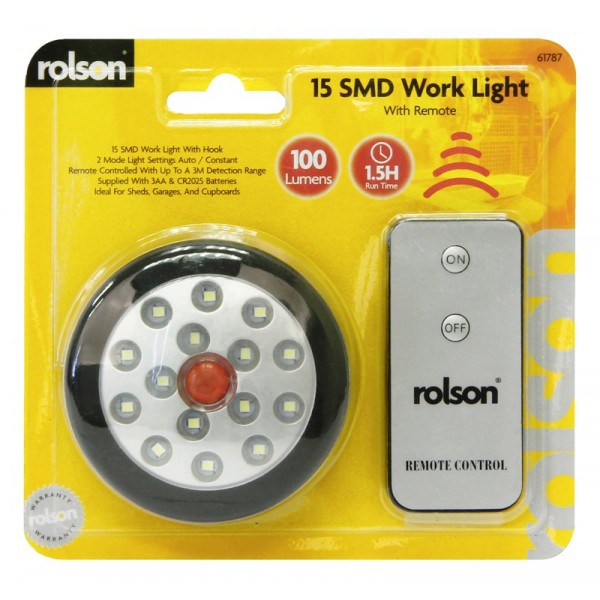 Rolson kohtvalgusti 15 SMD kaugjuhtimispuldiga 100 lm - Pilt 2