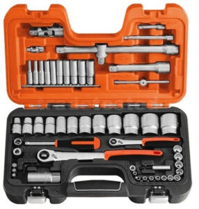 Padrunite komplekt Bahco S560, 1/2" ja 1/4", 56 osa
