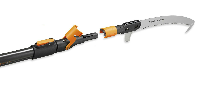 Teleskoopvars Fiskars QuikFit™L, grafiit 2,2-4,0 m - Pilt 2