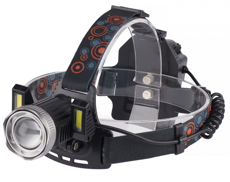 Pealamp Tiross TS-1197 laetav, CREE-XML T6/10W LED+2COB - Pilt 2