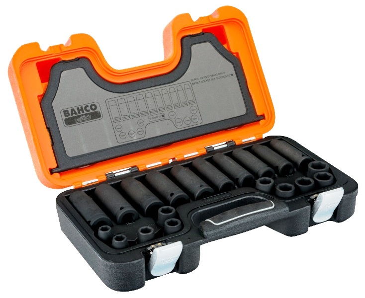 Löökpadrunvõtmete kmpl 1/2" pikad-lühikesed, 10-19 mm, Bacho - Pilt 2