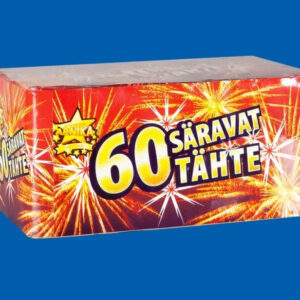 Ilutulestiku patarei 60 SÄRAVAT TÄHTE