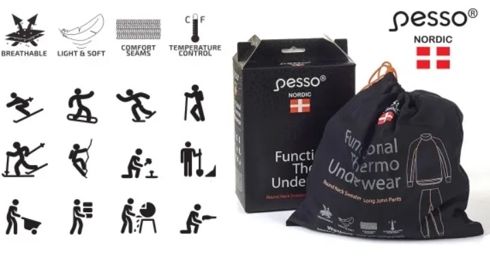 Termopesu komplekt ACTIVE, must, Pesso - Pilt 7
