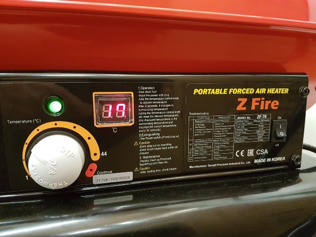 Soojapuhur ZF-70 otseküttega, 62 kW, Tiger King - Pilt 2