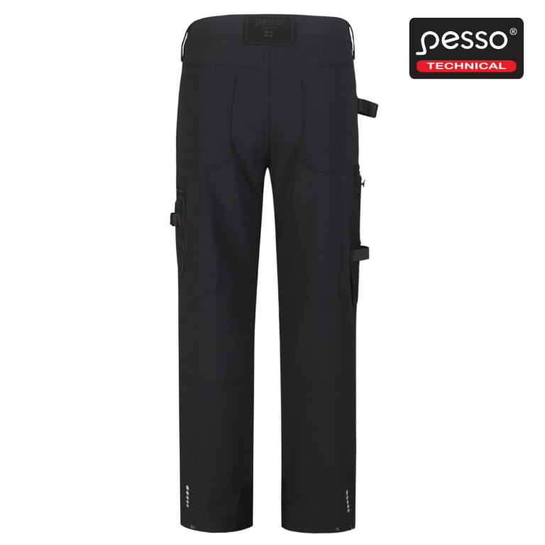 Tööpüksid Mercury, stretš, must, Pesso - Pilt 2