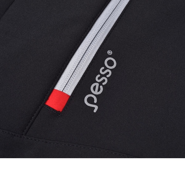 Softshell jakk kapuutsiga Acropolis, must, Pesso - Pilt 4