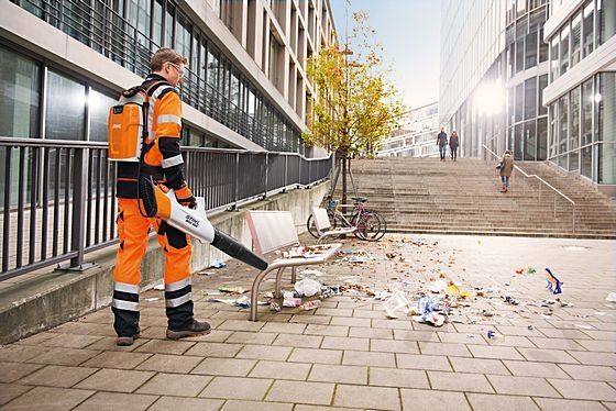 Võsalõikaja püksid FS PROTECT, oranz, STIHL - Pilt 4