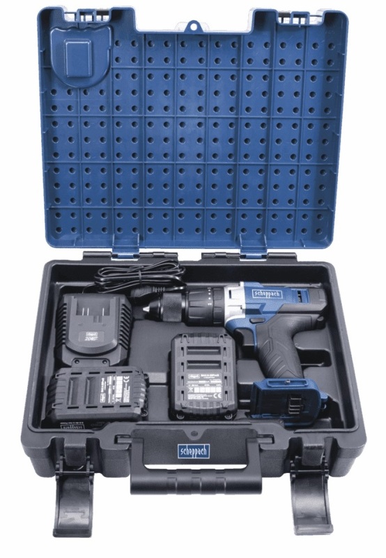 Löögiga akutrell DTB-20ProS, komplekt 206 osa, Scheppach - Pilt 3