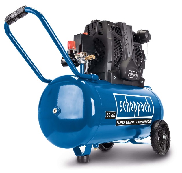 Kompressor HC51Si/ 50L, õlivaba, vaikne, Scheppach - Pilt 2