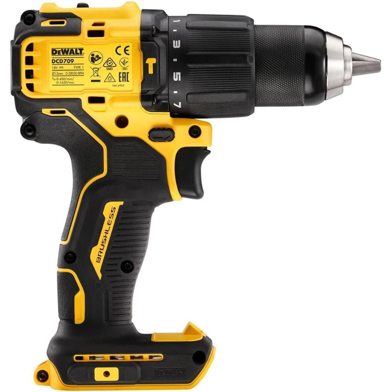 Akulööktrell DCD709N-XJ, karkass, DeWalt - Pilt 3