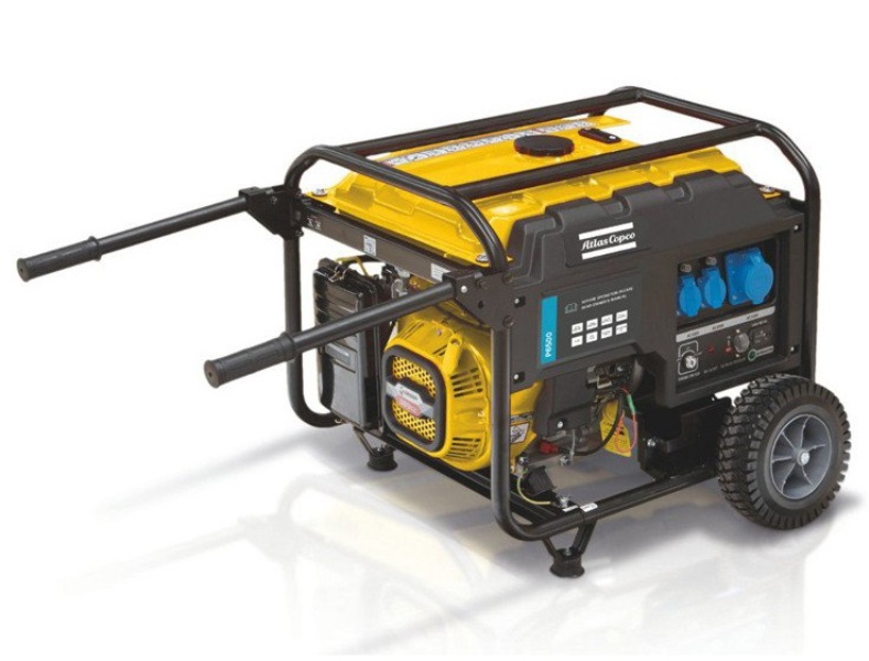 Generaator Atlas Copco P8000, 230 V, elektristardiga