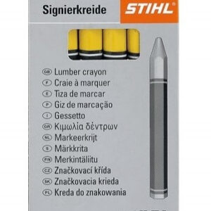 Märkekriit kollane märjale ja kuivale puule, 12 tk/pk, STIHL