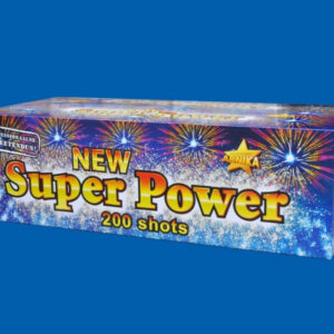 Ilutulestiku patarei UUS SUPER POWER, 200 lasku