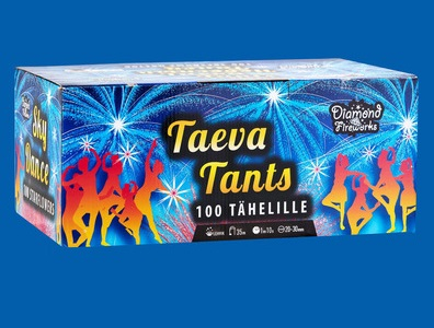 Ilutulestiku patarei TAEVATANTS, 100 lasku