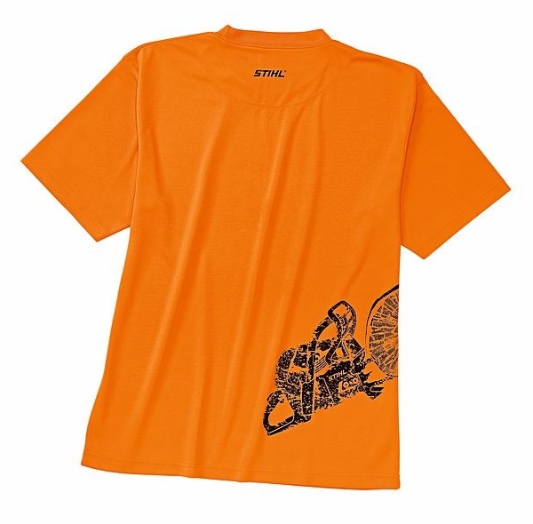 Särk DYNAMIC oranz, mootorsae logoga - Pilt 2