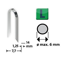 Klambrid L/14 mm, kaablile - Pilt 2