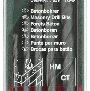 Betoonipuuride komplekt 4-10 mm, 5 osa, Metabo