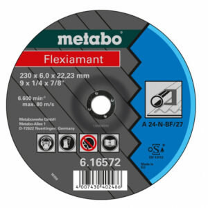 Metallilihvketas 230x6x22 mm, A 24-N, Metabo