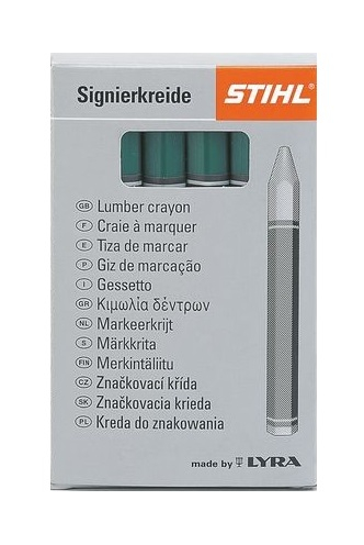 Märkekriit roheline märjale ja kuivale puule 12 tk/pk, STIHL