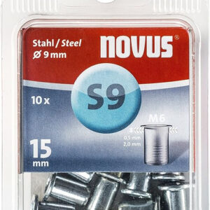 Keermeneet teras M6x14,5 mm, 10 tk, (045-0046) Novus