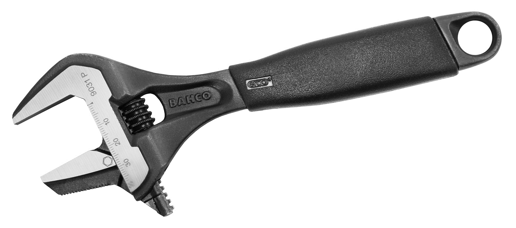 Tellitav võti BAHCO 218 mm/8" Ergo, pööratava lõuaga